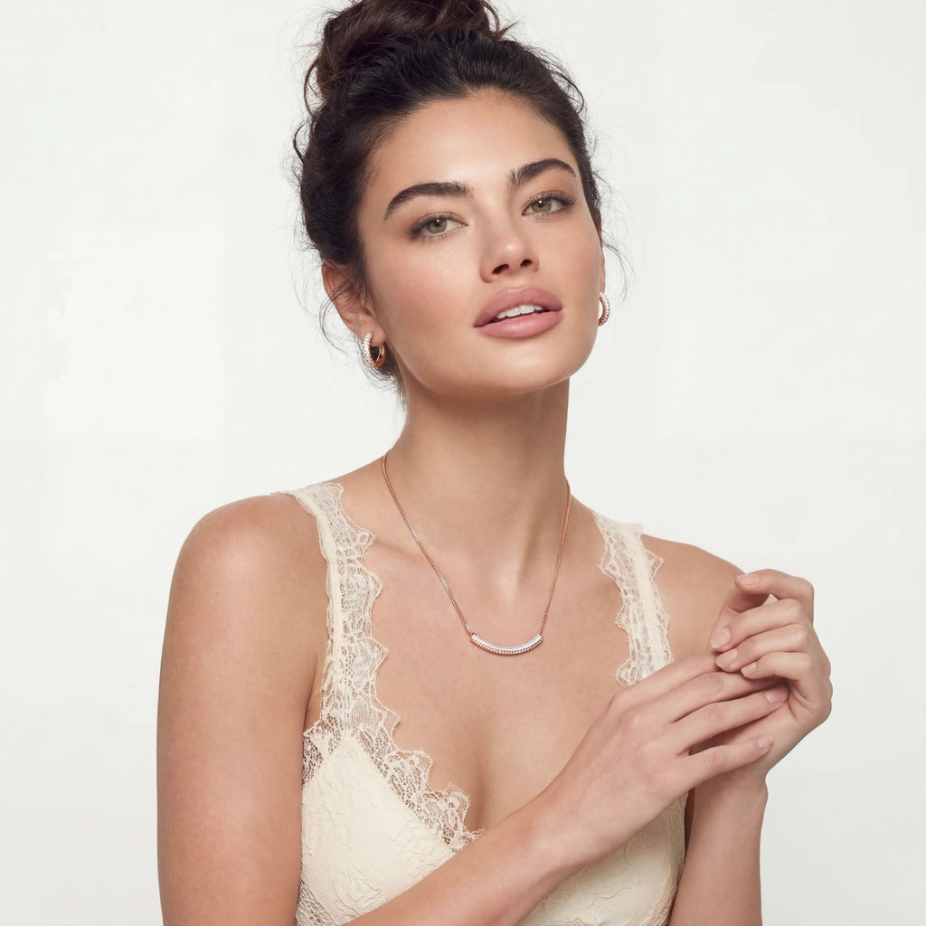 Rosa Pavé-Set