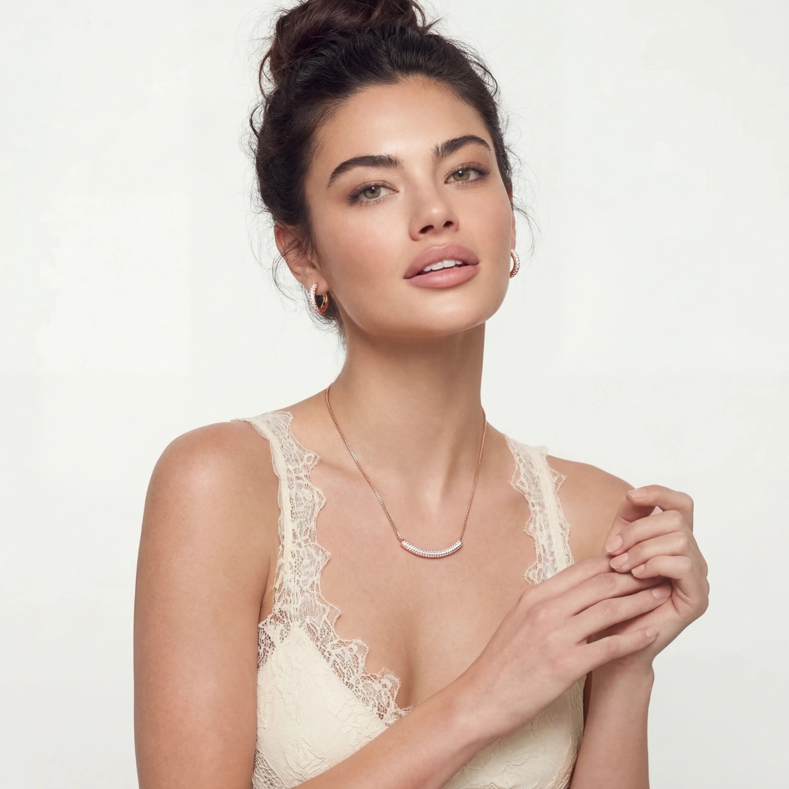 Rosa Pavé-Set